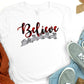 Believe Santa sleigh-DTF