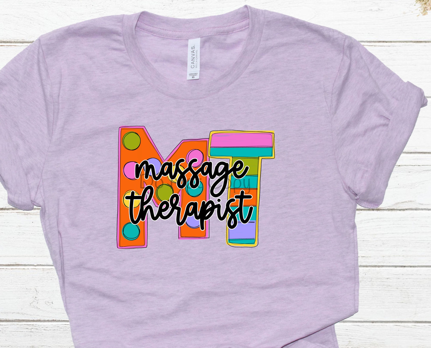 Funky block occupation massage therapist-DTF