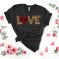 Love leopard plaid heart-DTF