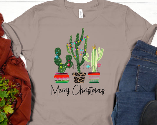 Merry Christmas cactus-DTF