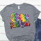 Peace heart Fourth grade -DTF