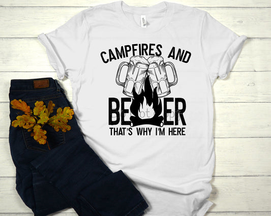 Campfires and beers that’s why I’m here-DTF