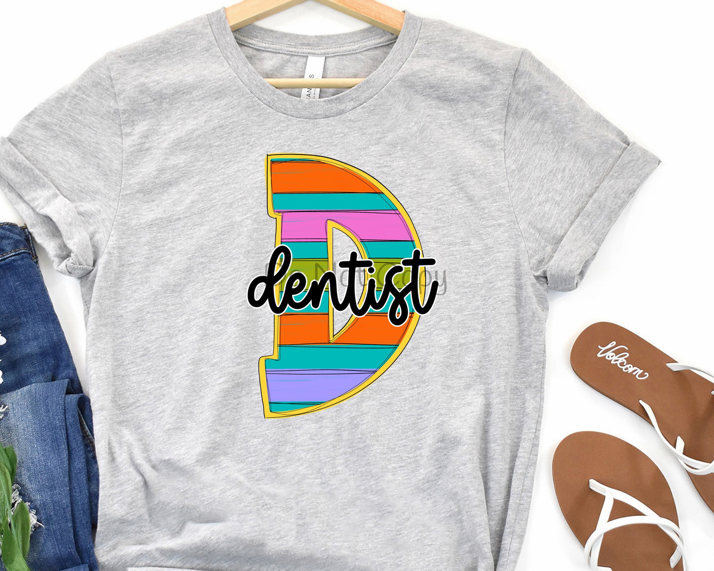 Funky block occupation Dentist-DTF