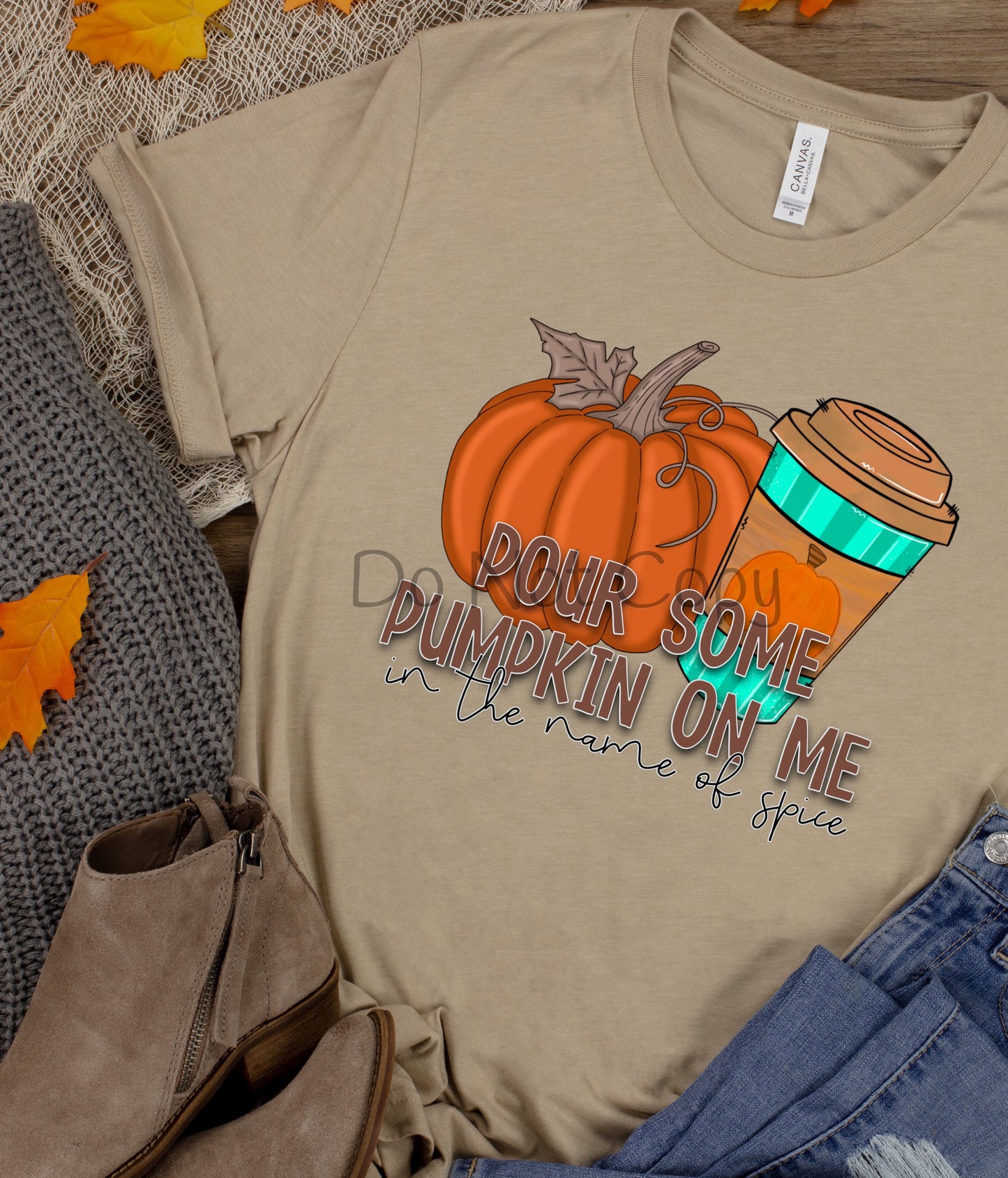 Pour some pumpkin on me - DTF