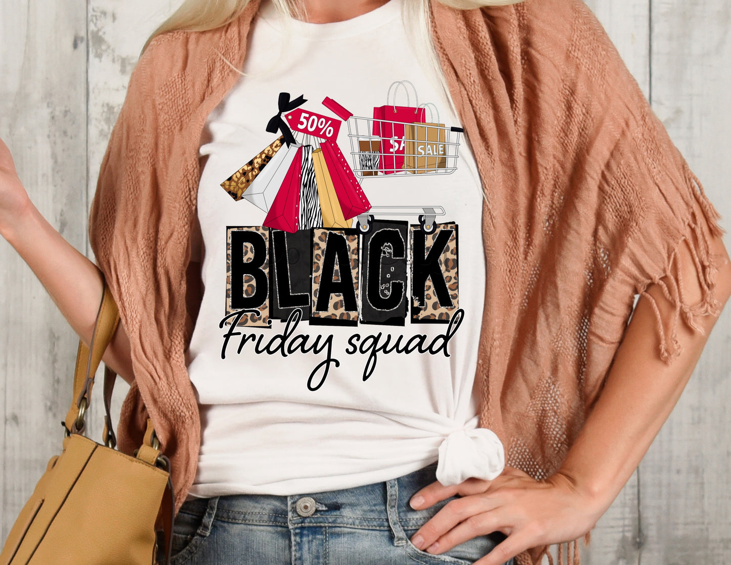 Black Friday squad leopard-DTF