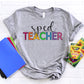 Colorful school titles custom-DTF