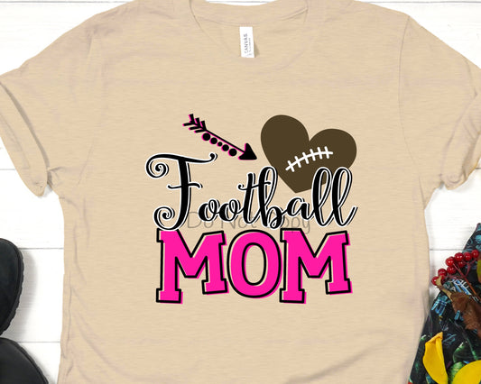 Football mom pink-DTF