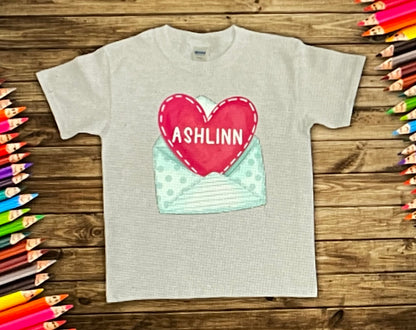 Kids Valentine Designs with Names-DTF