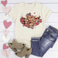 Highland cow red hearts around-DTF