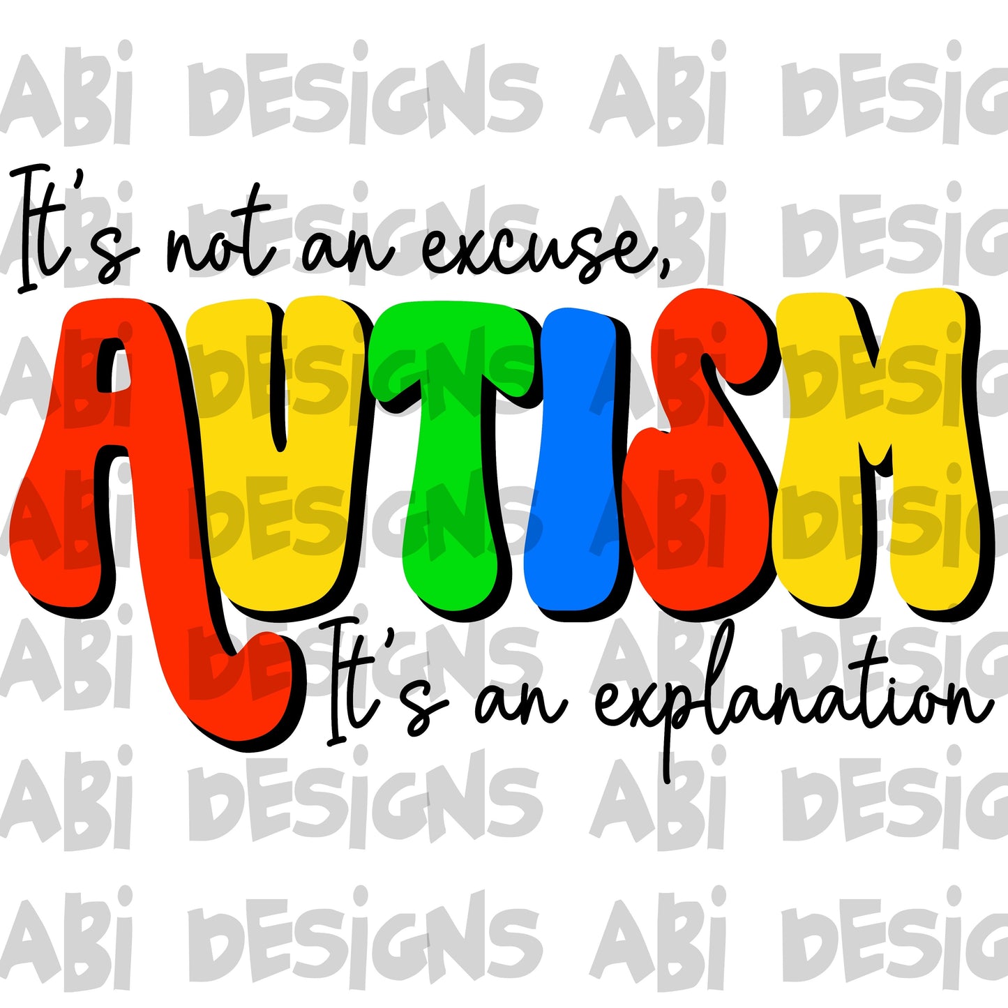 It’s not an excuse Autism-DTF