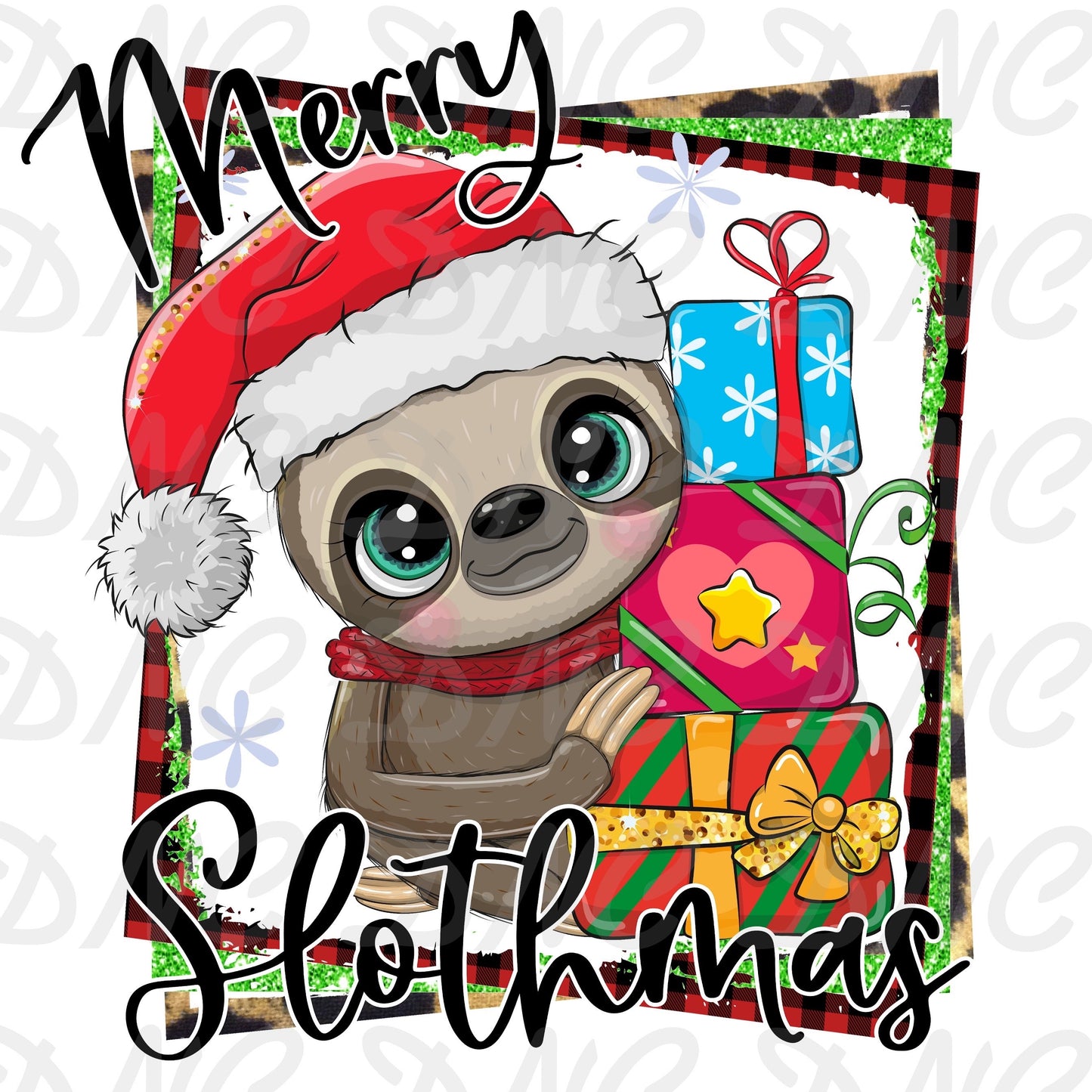 Merry Slothmas  - Sublimation