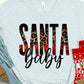 Santa baby red & leopard - DTF