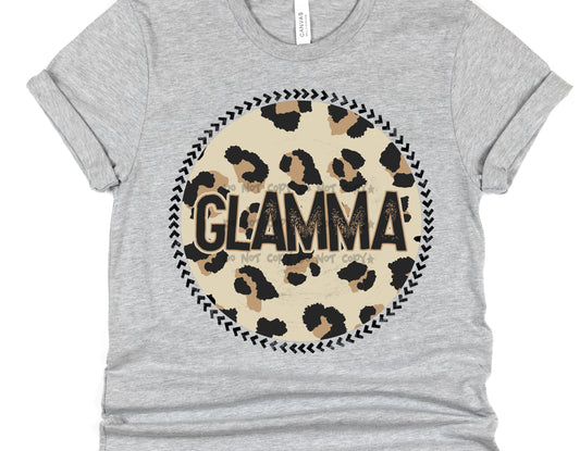 Glamma Leopard circle- DTF