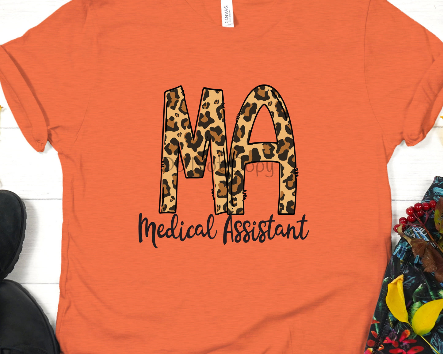 MA Medical assistant leopard-DTF