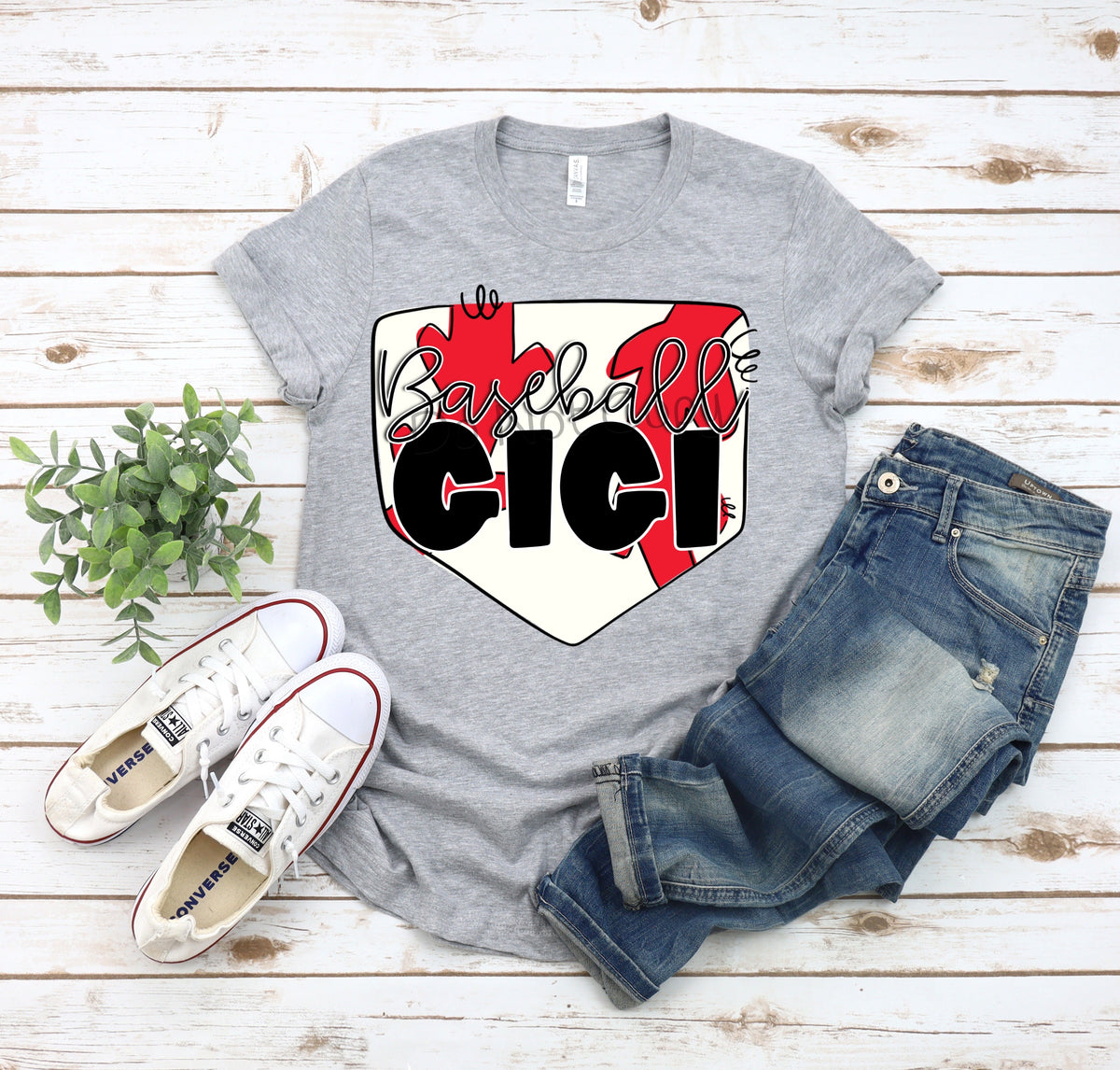 Baseball plate Gigi-DTF