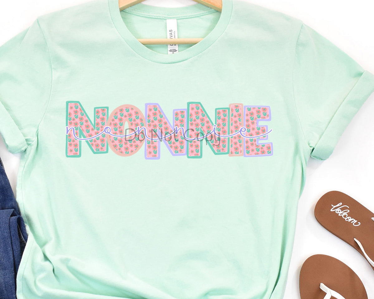 Sweet floral Nonnie-DTF