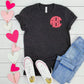 Red & Pink Leopard Monogram  -DTF
