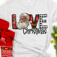Love Christmas Santa head-DTF