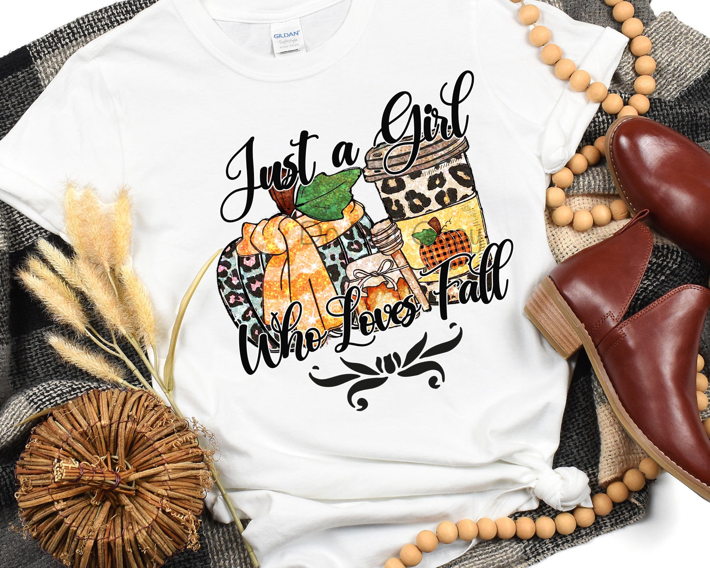 Just a girl who loves fall-DTF