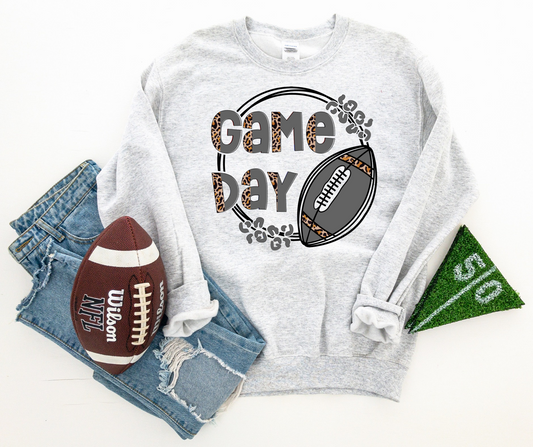 Game day football Grey- DTF