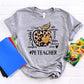 PE teacher leopard apple-DTF