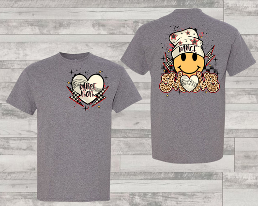 Dance mom Heart bolts(FRONT)-DTF