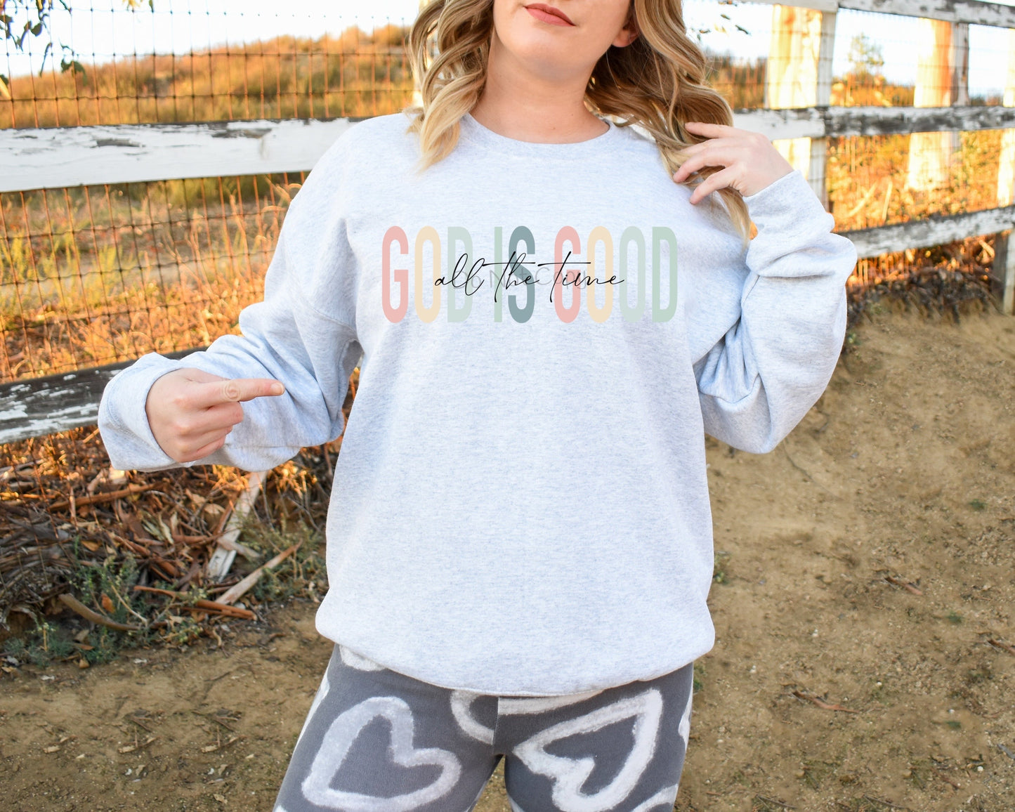 God is good pastel -DTF