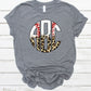 Leopard baseball Monogram  -DTF