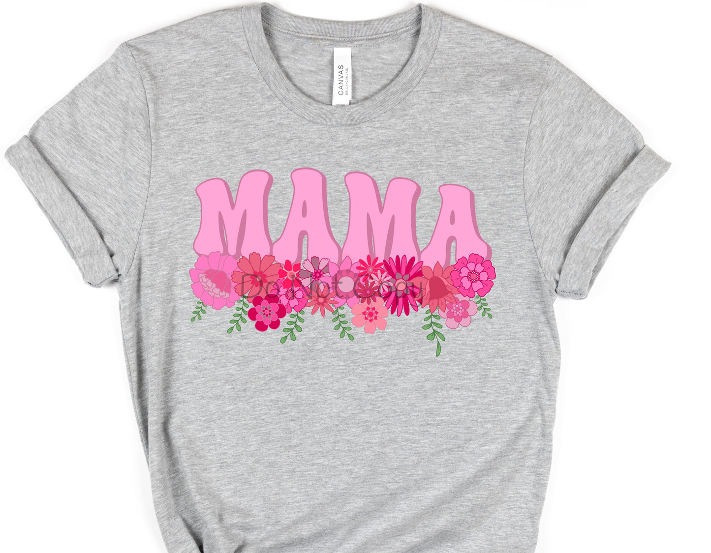 Mama flowers pink-DTF