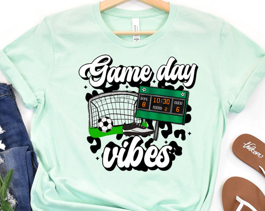 Game day vibes soccer goal-DTF