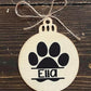 Customized Ornaments (Red Truck, Christmas Gnome with Banner, Santa Favorite Teacher, Dog Paw, Merry Christmas w/Name) -DTF only