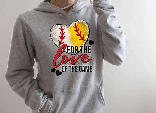 For the love of the game mixed baseball softball-TF