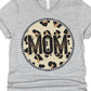 Mom Leopard circle- DTF