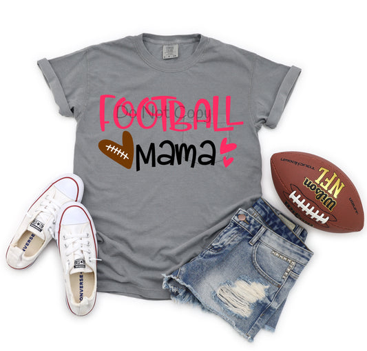 Football mama hearts-DTF