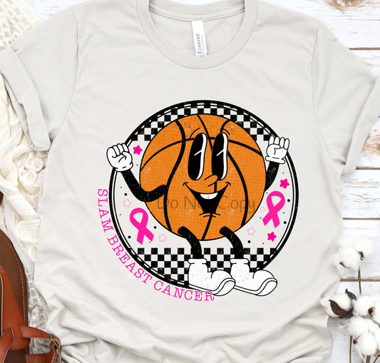 Slam breast cancer basketball-DTF