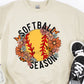 Softball season flowers-DTF
