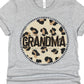 Grandma Leopard circle- DTF
