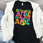 Teacher aide leopard bolt-DTF