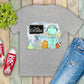 3rd grade green dinosaur-DTF