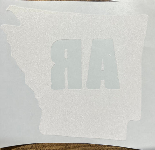 AR Arkansas state pocket-Screen Print