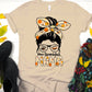 One thankful mama messy bun-DTF