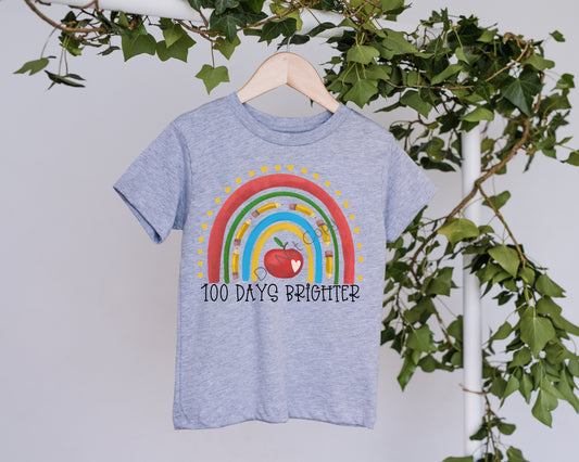 100 days brighter rainbow  - DTF