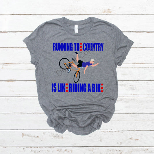 Running the country is like riding a bike-DTF