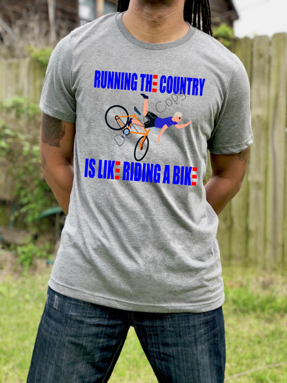 Running the country is like riding a bike-DTF