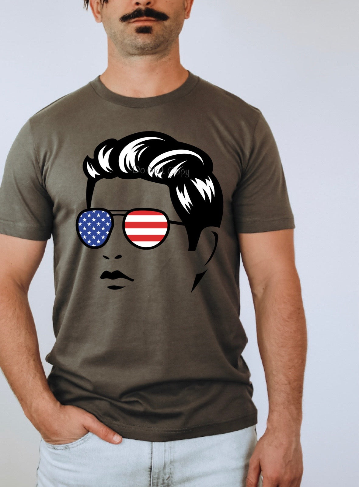 Guy with patriotic shades- DTF