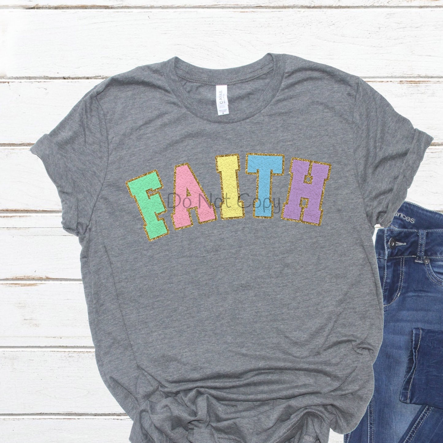 Faith multi colored arch-DTF