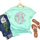 Sweet leopard  Monogram  -DTF