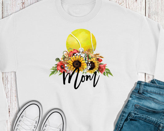 Tennis mom flowers-DTF