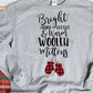 Warm Red plaid mittens -DTF