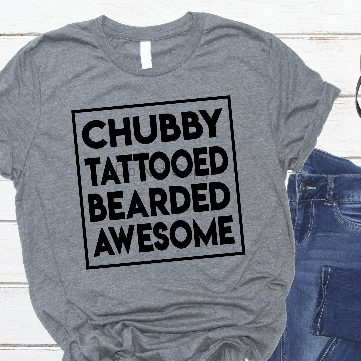 Chubby tattooed bearded-DTF